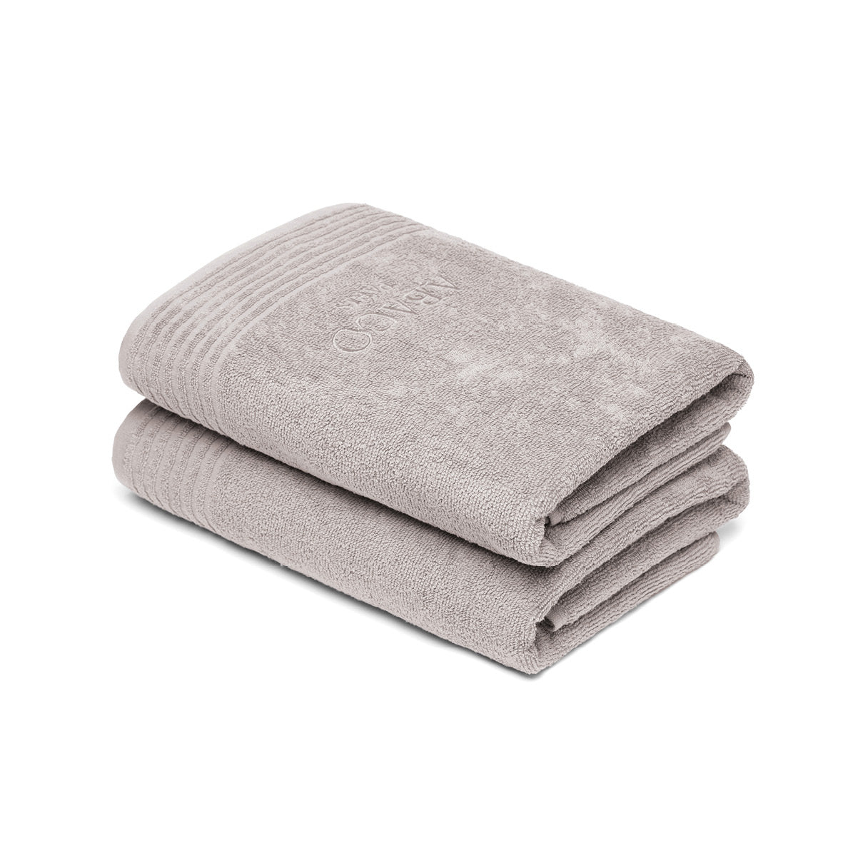 Bath towel combed cotton LT - Ecume - 2 x (70 x 140 cm)