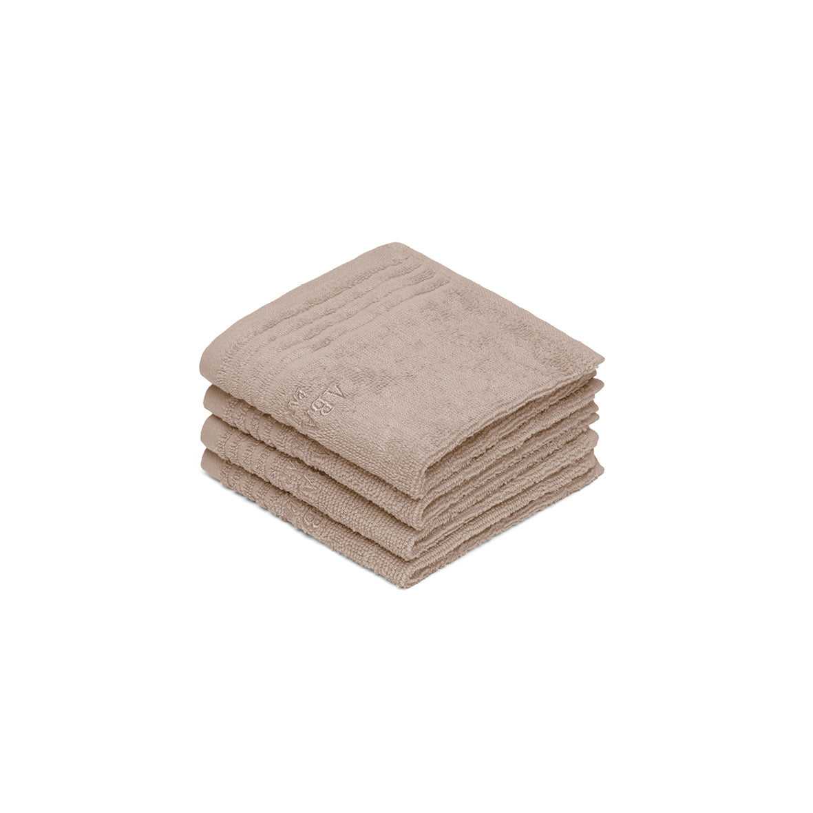 Guest towel combed cotton LT - Ecume - 4 x (30 x 30 cm)