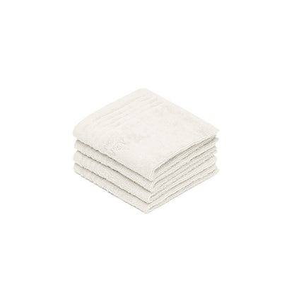 Guest towel combed cotton LT - Ecume - 4 x (30 x 30 cm)