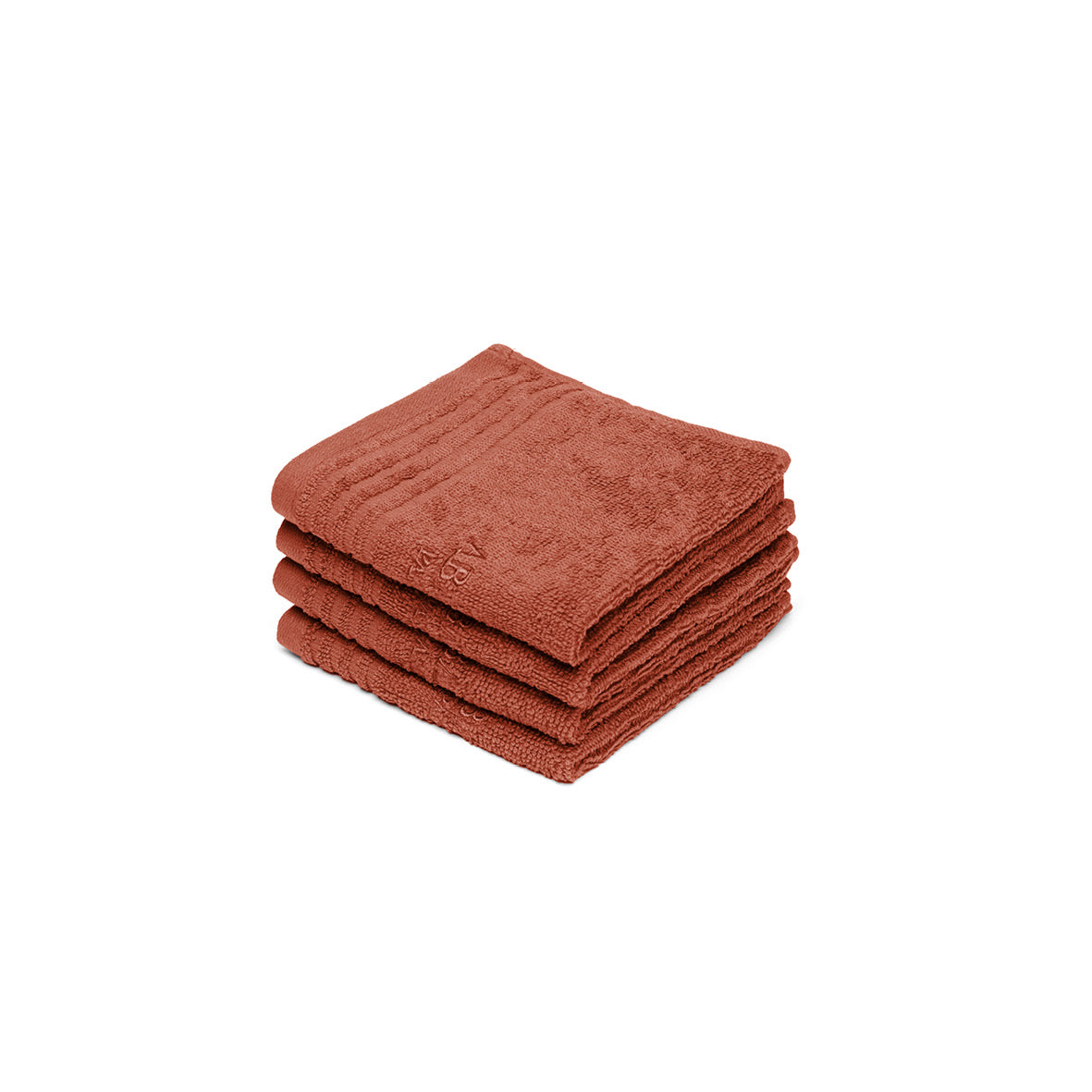 Guest towel combed cotton LT - Ecume - 4 x (30 x 30 cm)