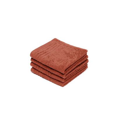 Guest towel combed cotton LT - Ecume - 4 x (30 x 30 cm)