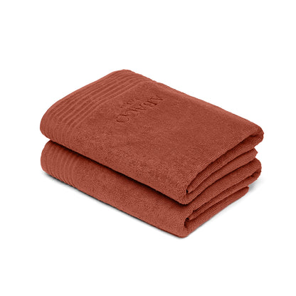 Bath towel combed cotton LT - Ecume - 2 x (70 x 140 cm)
