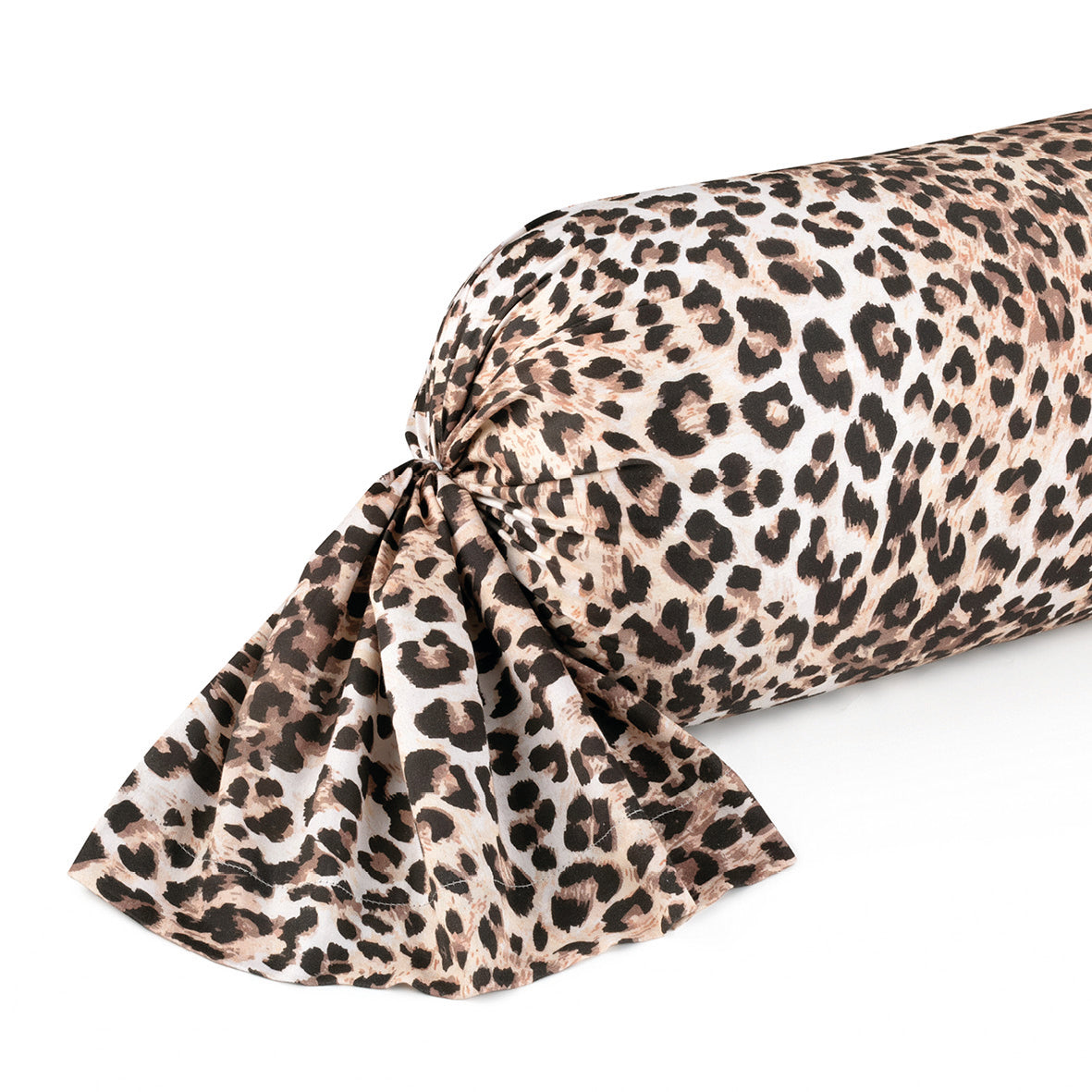 Pillowcase case cotton satin  - Fauve Light brown