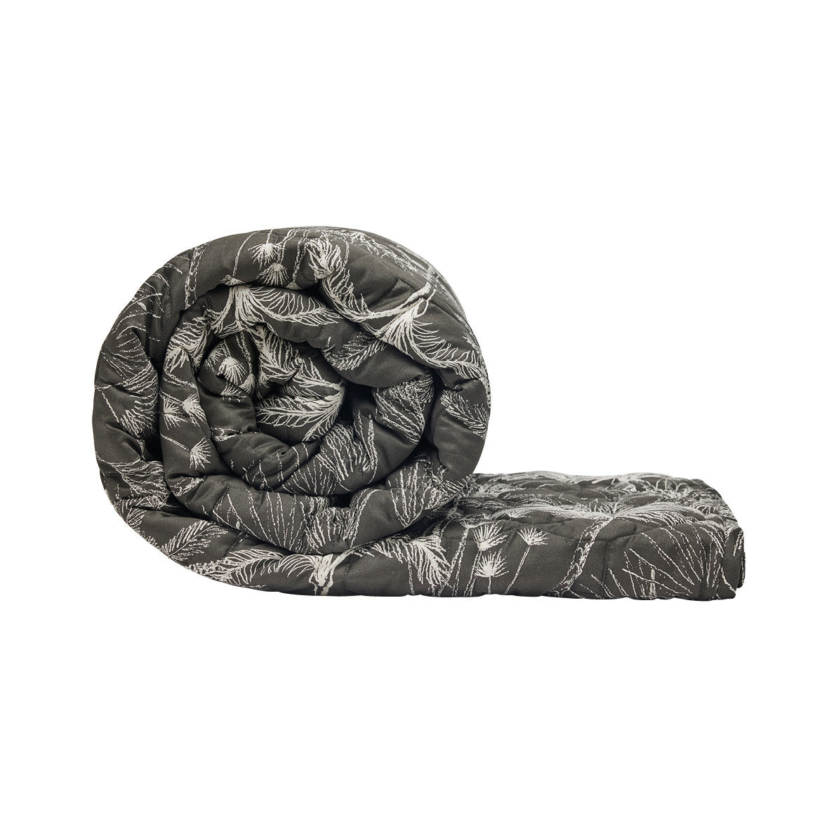 Bedspread cotton satin  - Wild Black - 220 x 250 cm