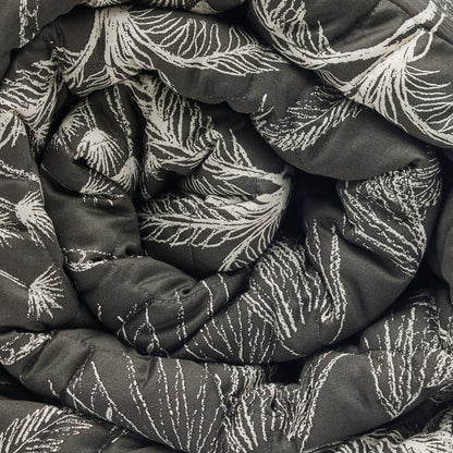 Bedspread cotton satin  - Wild Black - 220 x 250 cm