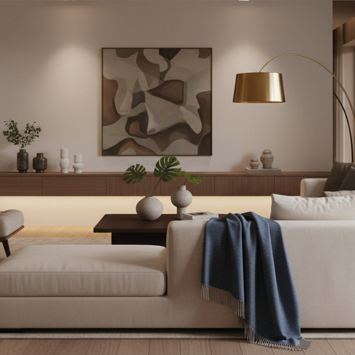 <p>Plaid tissé Uni Bleu foncé - 130 x 180 cm</p>