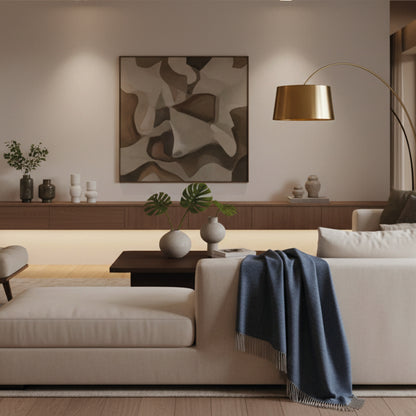 <p>Plaid tissé Uni Bleu foncé - 130 x 180 cm</p>