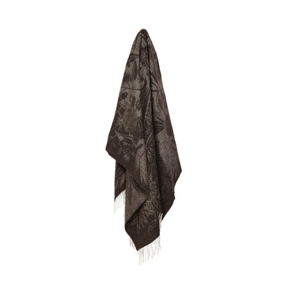 <p>Plaid tissé Calypso Taupe - 130 x 180 cm</p>