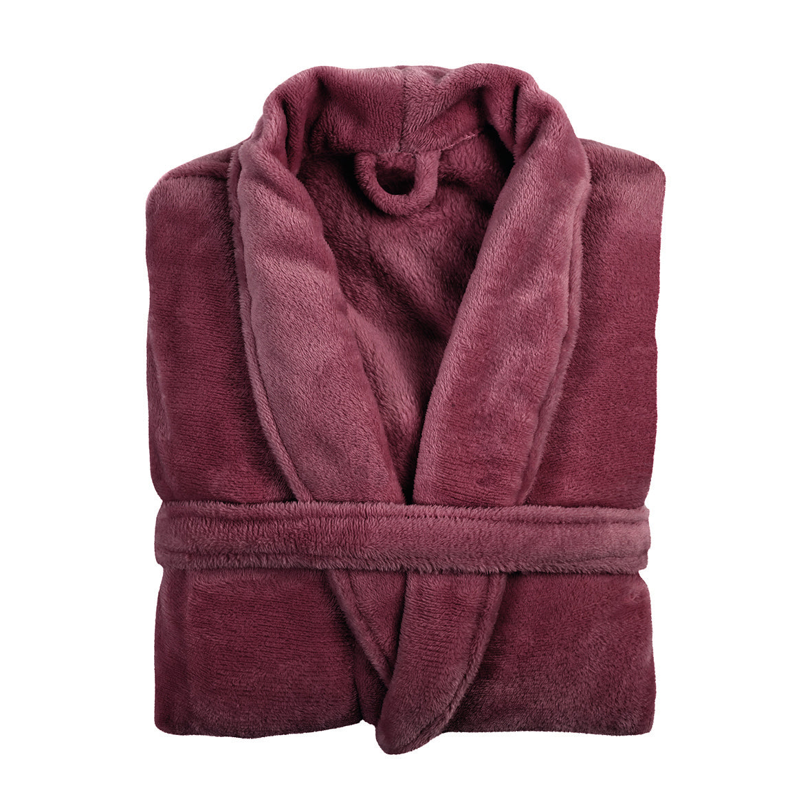 <p>Robe de chambre polyester  Bordeaux</p>