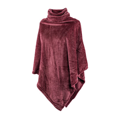 <p>Poncho en polaire  Brun roux - 80 x 80 cm</p>