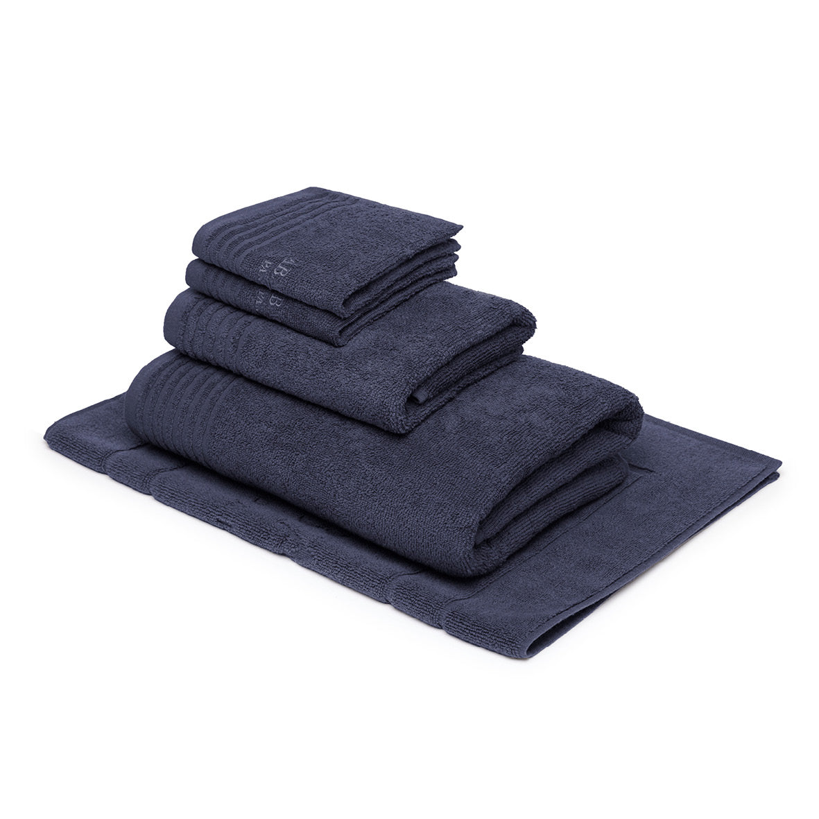 Complete bath linen set combed cotton LT - Ecume - 5 pieces