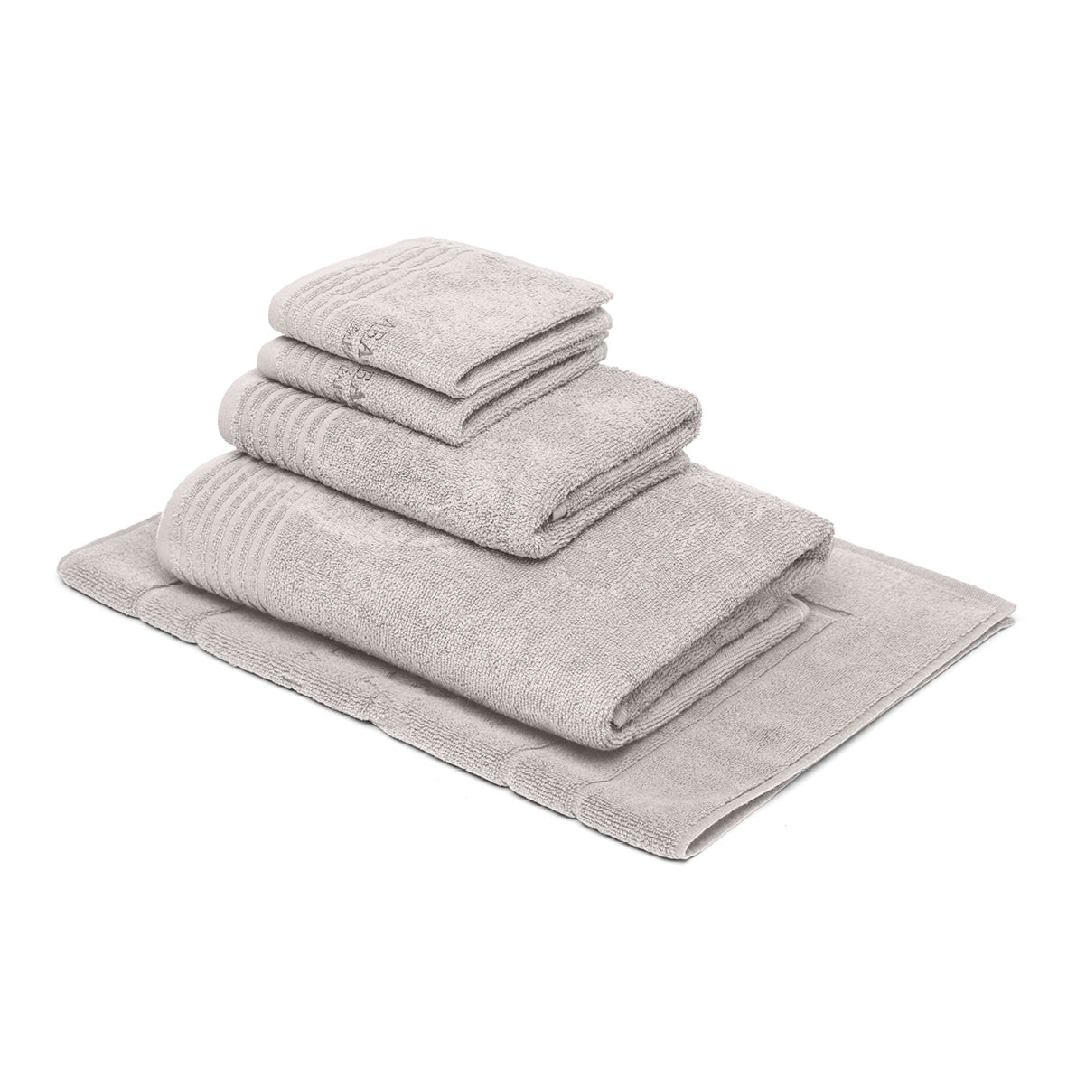 Complete bath linen set combed cotton LT - Ecume - 5 pieces