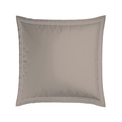 Pillowcase(s) cotton satin - Biarritz Taupe / Taupe