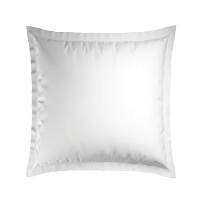 Pillowcase(s) cotton satin - Biarritz Taupe / White