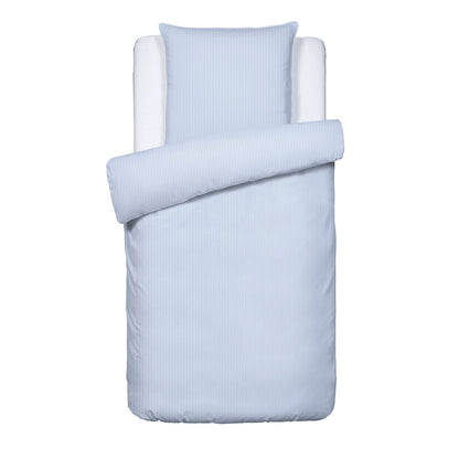 Duvet cover + pillowcase cotton percale - Grenoble Light blue