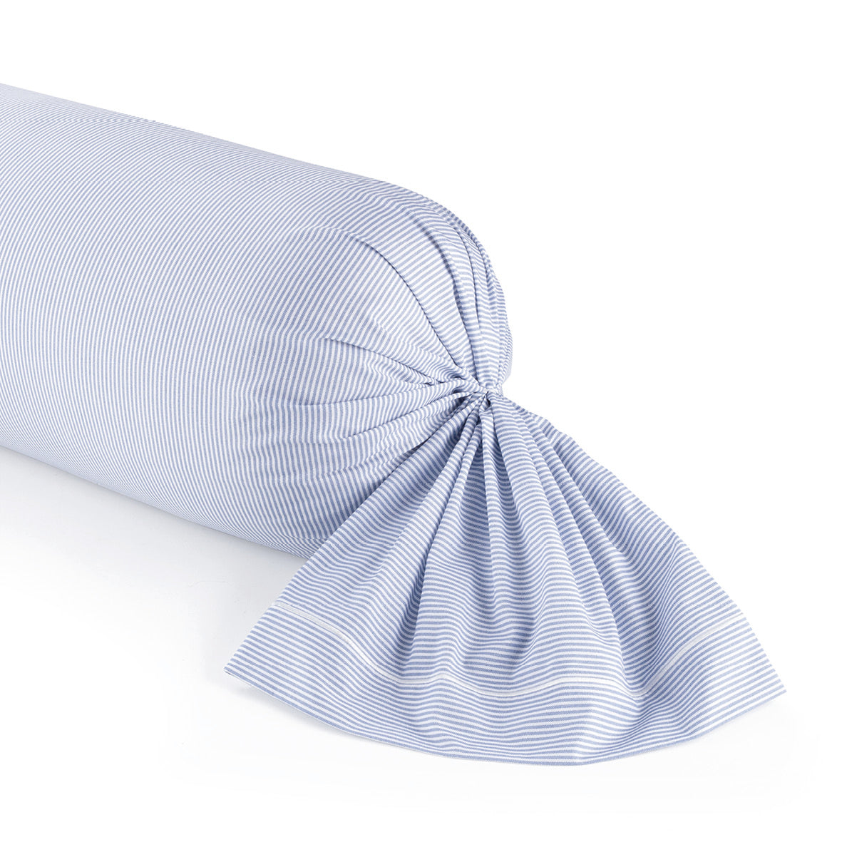 Pillowcase(s) cotton percale - Grenoble Light blue 43 x 210 cm
