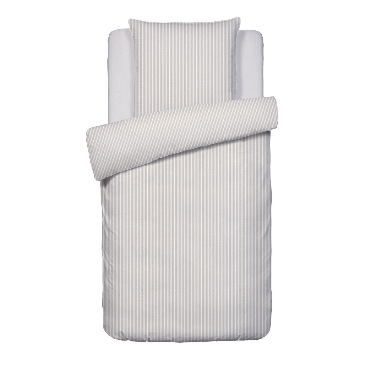 Duvet cover + pillowcase cotton percale - Grenoble Taupe