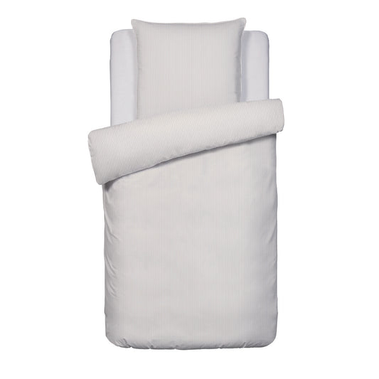 <p>Housse de couette + taie d'oreiller coton percale - Grenoble Taupe</p>