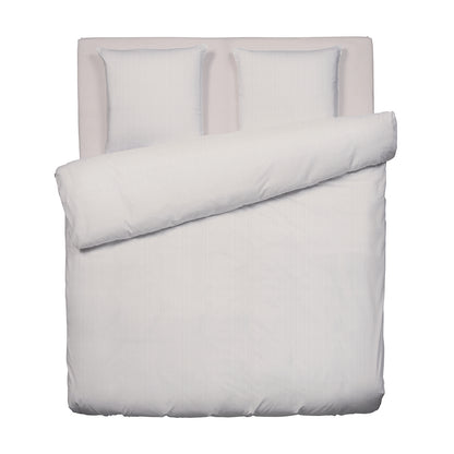 Duvet cover + pillowcase cotton percale - Grenoble Taupe 260 x 240 cm + 2 x (63 x 63 cm)