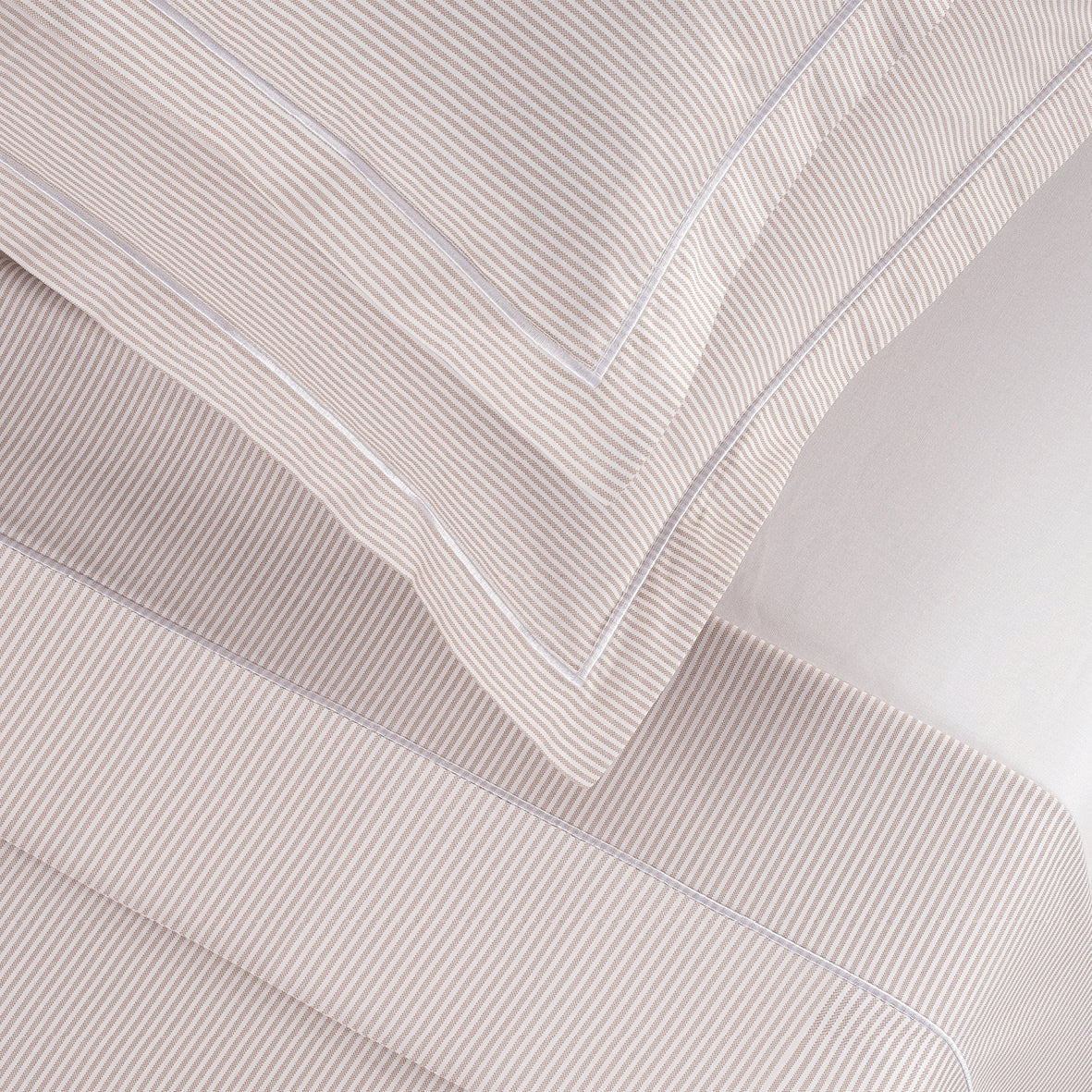 Pillowcase(s) cotton percale - Grenoble Taupe