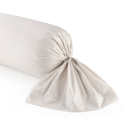 Pillowcase(s) cotton percale - Grenoble Taupe 43 x 210 cm