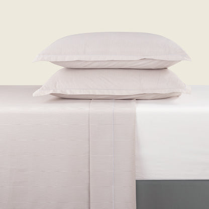 Sheet set cotton percale - Grenoble Taupe