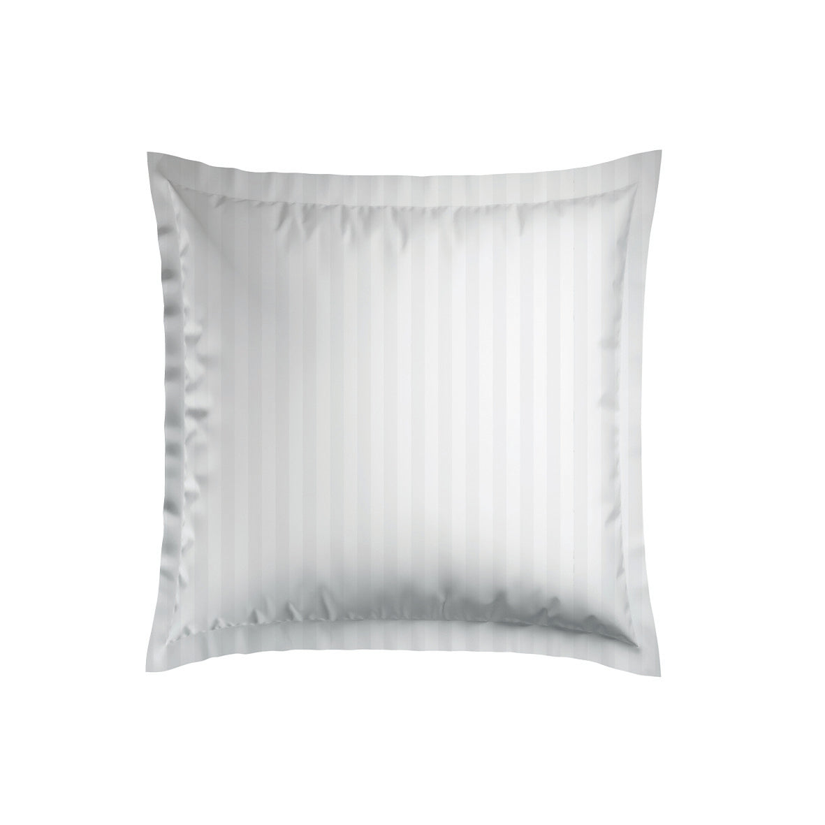Pillowcase(s) cotton satin dobby stripe woven - White