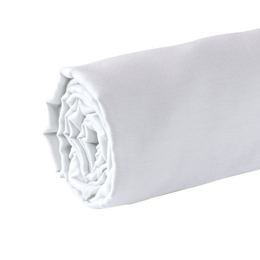 <p>Drap-housse satin de coton - Blanc</p>