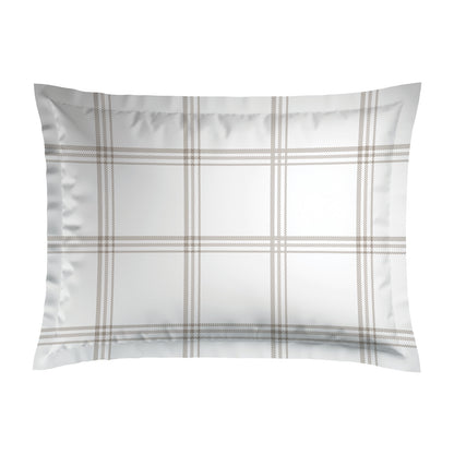 Pillowcase cotton satin - Apolline Taupe 2 x (50 x 70 cm)