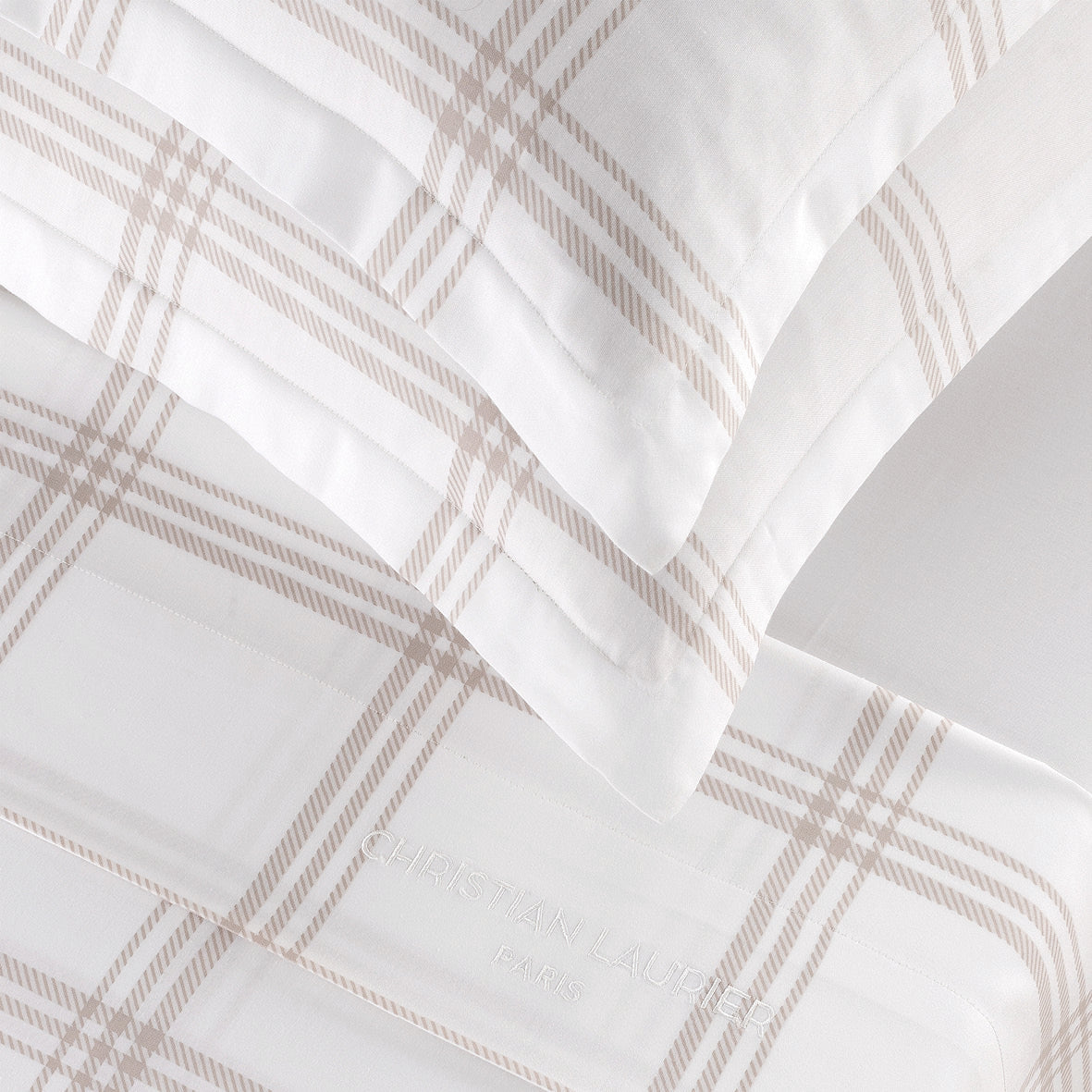 Pillowcase cotton satin - Apolline Taupe