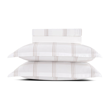 Sheet set cotton satin - Apolline Taupe
