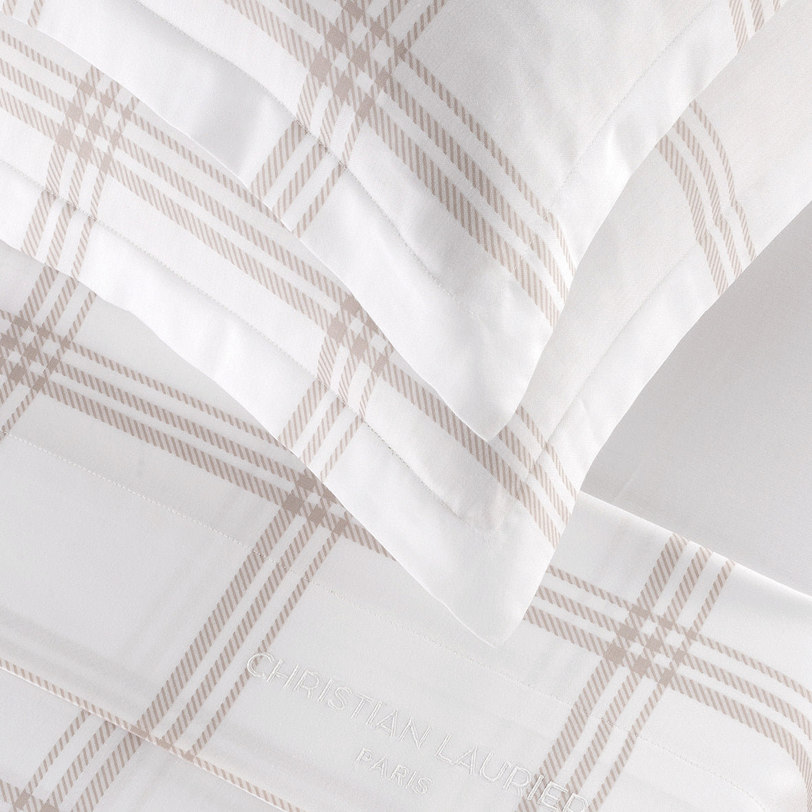 Sheet set cotton satin - Apolline Taupe
