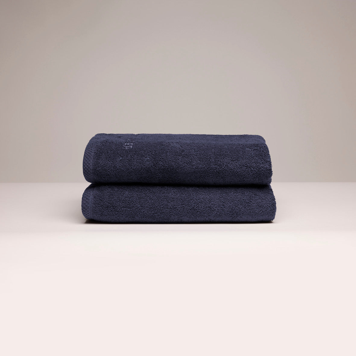 Hand towel combed cotton LT - Oasis - 2 x (50 x 100 cm) Navy blue