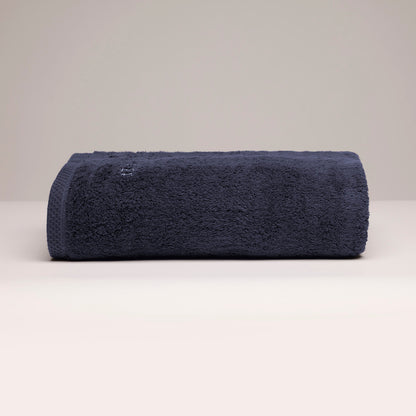 Bath towel combed cotton LT - Oasis - 100 x 150 cm Navy blue