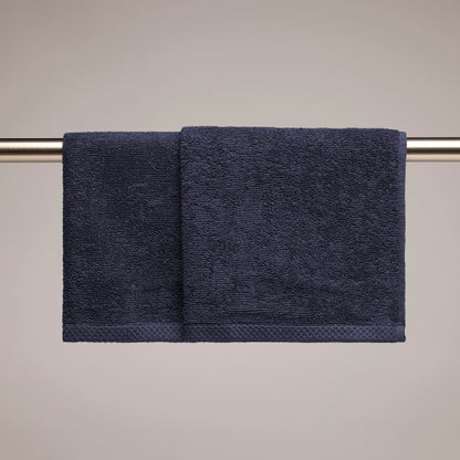 Kitchen towel combed cotton LT - Oasis - 2 x (45 x 45 cm) Navy blue