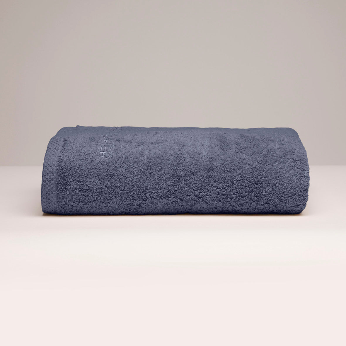 Bath towel combed cotton LT - Oasis - 100 x 150 cm Blue grey