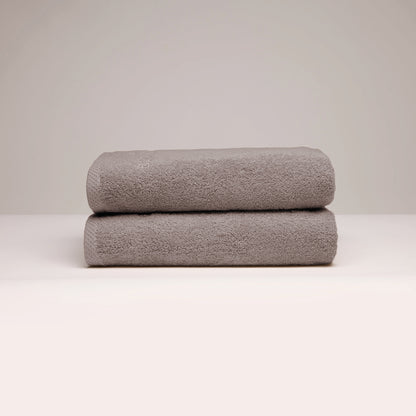 Bath towel combed cotton LT - Oasis - 2 x (70 x 140 cm) Brown
