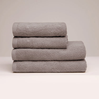 Hand towel + bath towel combed cotton LT - Oasis - 2 x (50 x 100 cm) + 2 x (70 x 140 cm) Brown