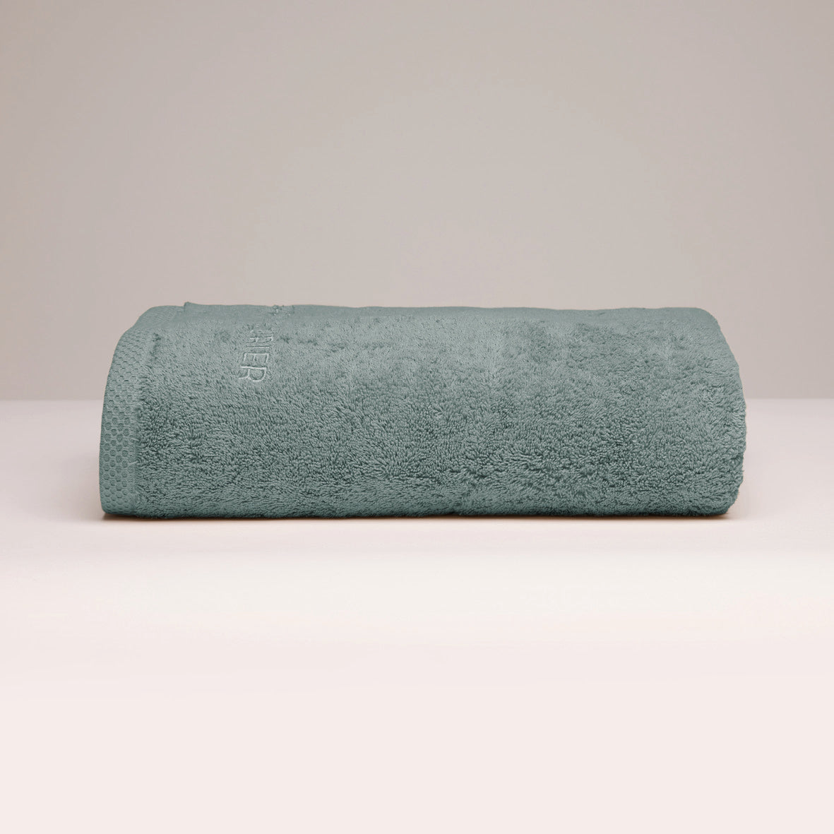 Bath towel combed cotton LT - Oasis - 100 x 150 cm Bottle green