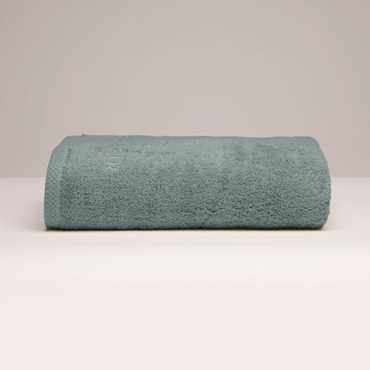 Bath towel combed cotton LT - Oasis - 100 x 150 cm Bottle green