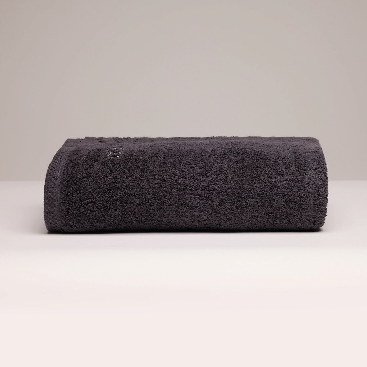 Bath towel combed cotton LT - Oasis - 100 x 150 cm Dark grey