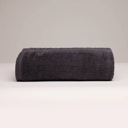 Bath towel combed cotton LT - Oasis - 100 x 150 cm Dark grey