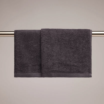 Kitchen towel combed cotton LT - Oasis - 2 x (45 x 45 cm) Dark grey
