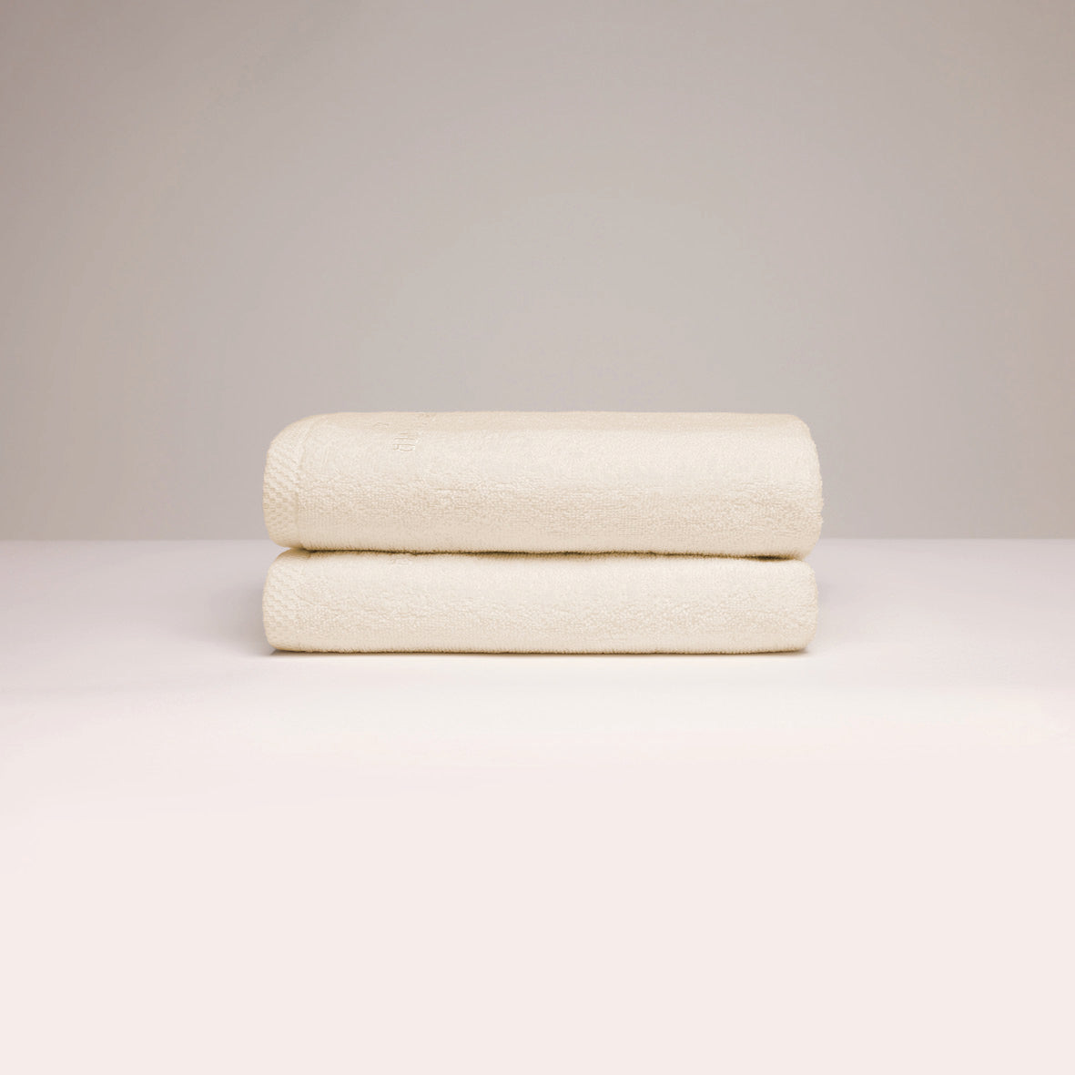 Hand towel combed cotton LT - Oasis - 2 x (50 x 100 cm) Ivory