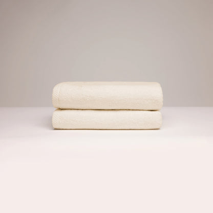 Hand towel combed cotton LT - Oasis - 2 x (50 x 100 cm) Ivory