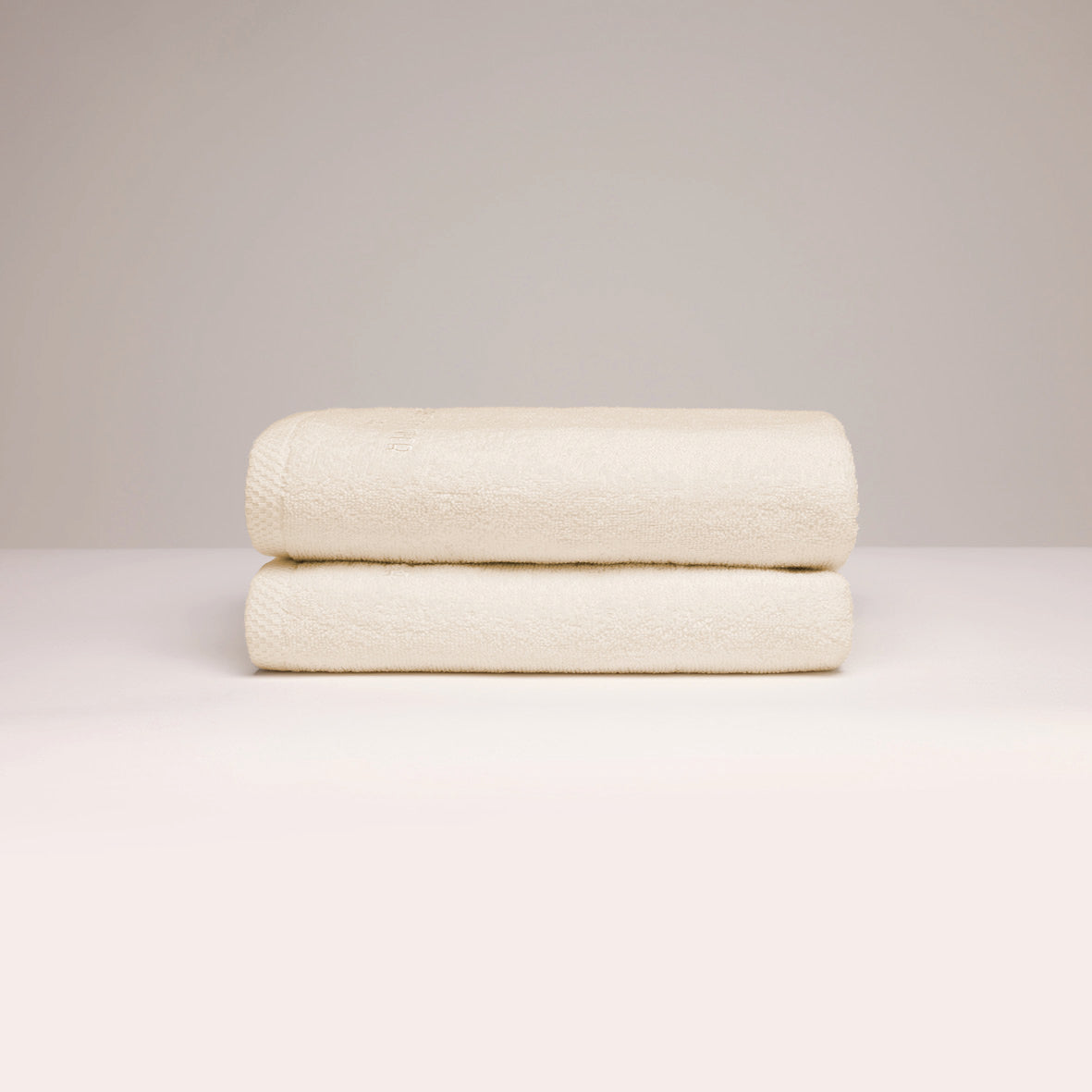 Bath towel combed cotton LT - Oasis - 2 x (70 x 140 cm) Ivory