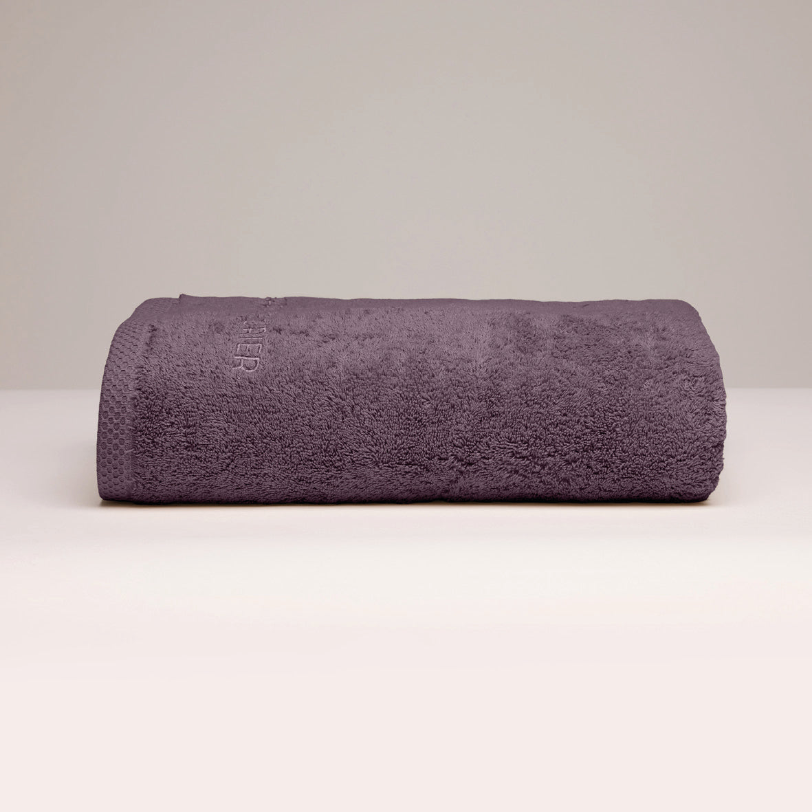 Bath towel combed cotton LT - Oasis - 100 x 150 cm Mauve