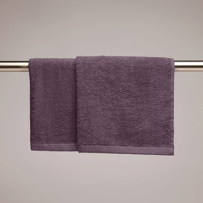 Kitchen towel combed cotton LT - Oasis - 2 x (45 x 45 cm) Mauve