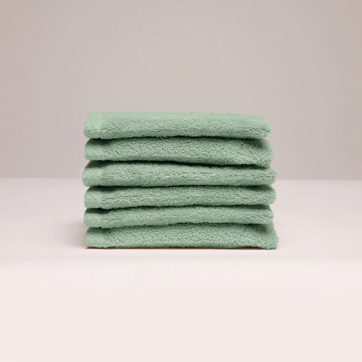 <p>Gant de toilette coton peigné LT - Oasis - 6 x (15 x 21 cm)</p>