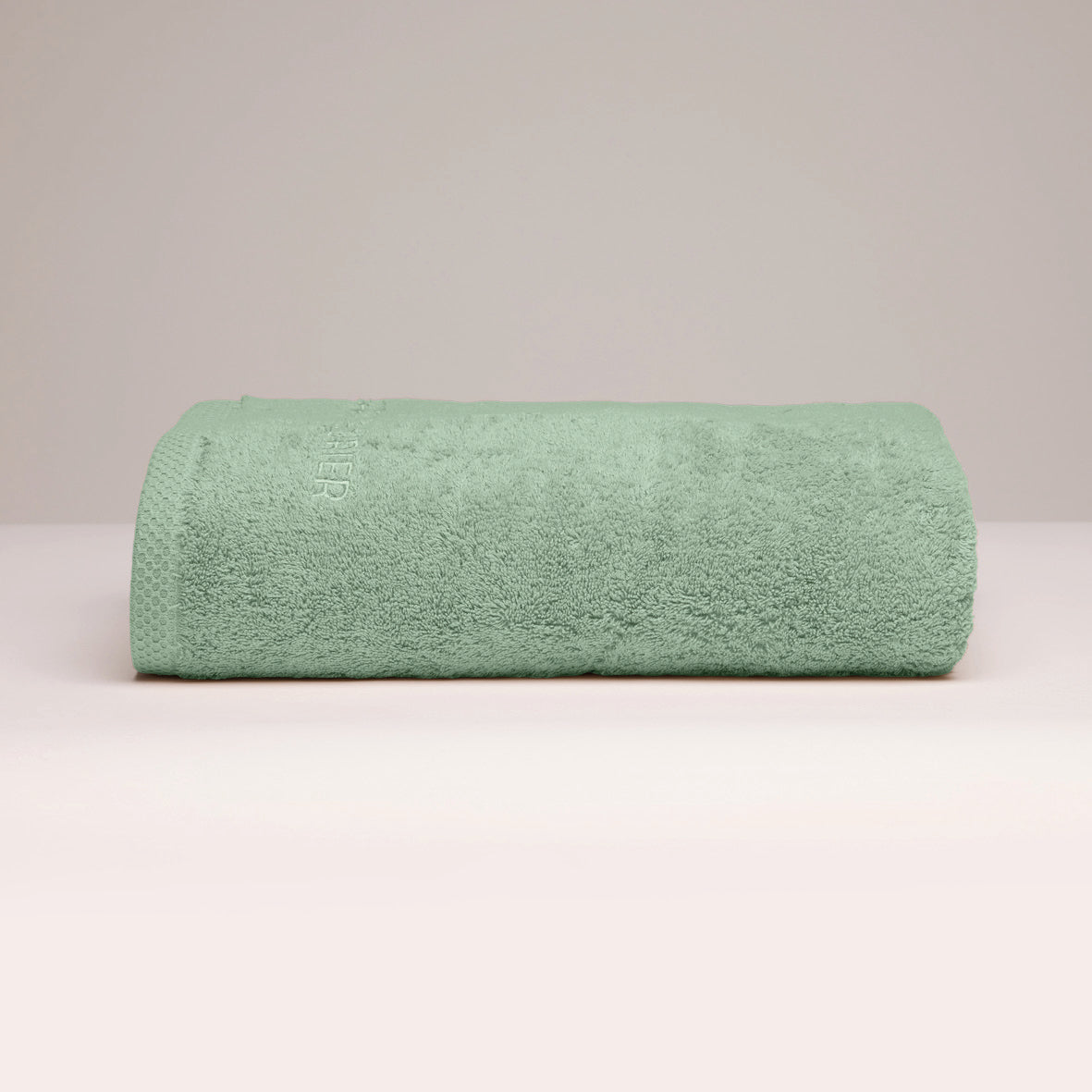 Bath towel combed cotton LT - Oasis - 100 x 150 cm Sage green